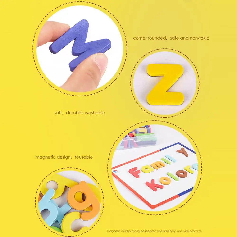 Magnetic English Alphabet Stickers