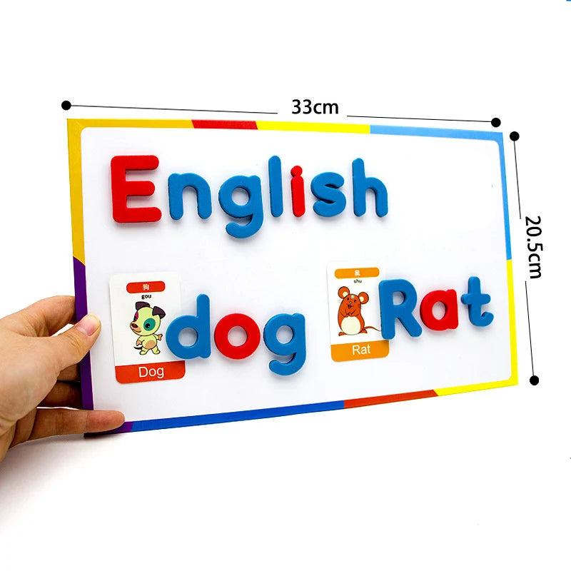 Magnetic English Alphabet Stickers