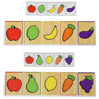 Montessori Fruit & Veggie Color Matching Game