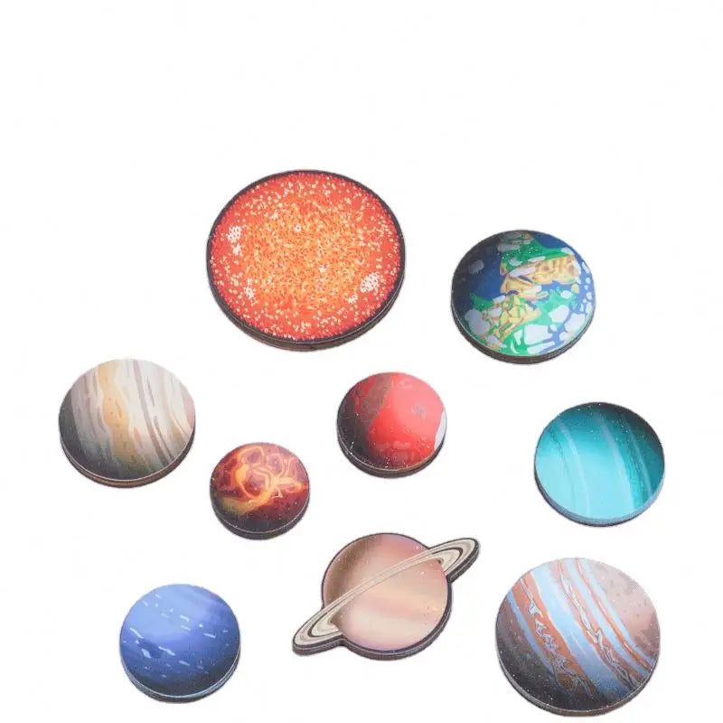 New Montessori Solar System Puzzle and Learning Set