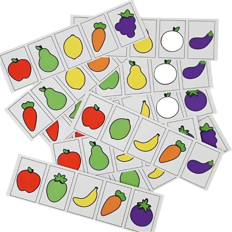 Montessori Fruit & Veggie Color Matching Game