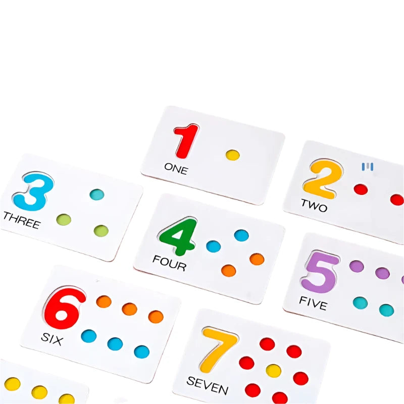 Montessori Number Cognitive Operation Bead Matching Game