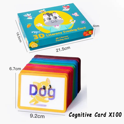 Montessori 3D Cognitive Card