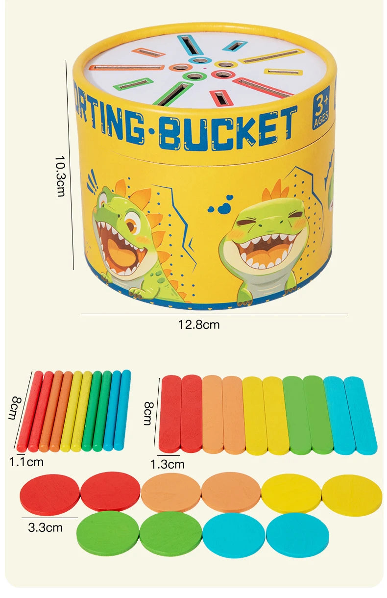 Montessori Color Sorting Bucket 2