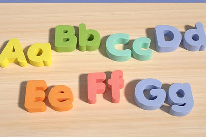 Wooden ABC Letter Puzzle Set