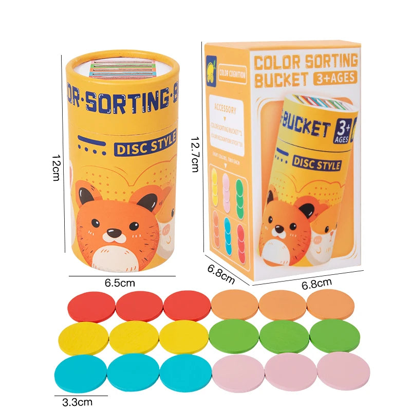 Montessori Color Sorting Bucket 2