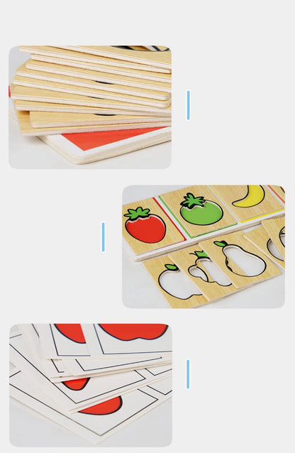 Montessori Fruit & Veggie Color Matching Game