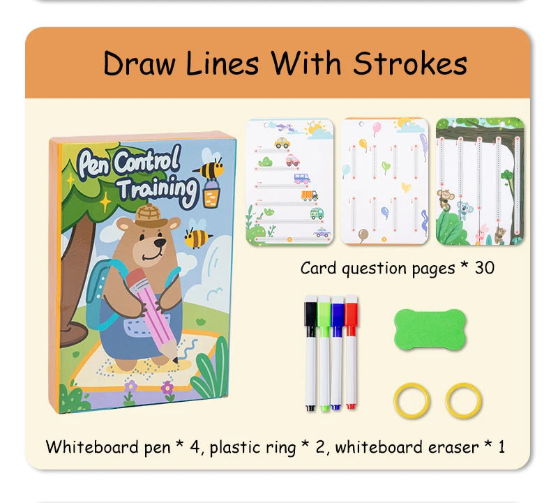 Montessori Books Pen Control Training